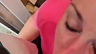 Him and her get wild with a deepthroat session at home