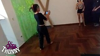 Massagista podolatra part2 with lady milf backstage