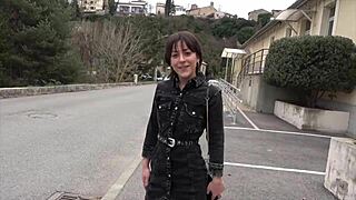 Man�a 20ans, Skinny French Brunette, Bent Over Hard!