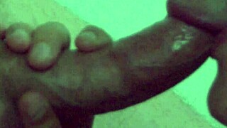 haze delivers a wet, sexy close-up cock sucking in slow motion, teasing every detail.