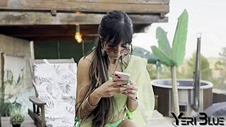 Fucking a Muslim wife in hijab at the swimming pool with Aaliyah Yasin.