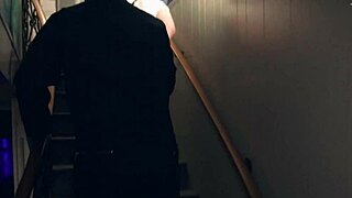 Thick Horny Slut Fucks Monster At Her Door For Halloween!