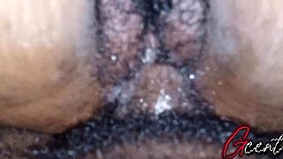 A Close-Up Sex with Hairy Creamy Pussy and Thick Hairy BBC