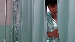 Hey, this nurse totally bangs her patient in hospital!