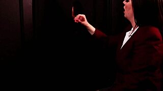 A student in uniform eagerly sucks cock at the gloryhole, swallowing every cumshot