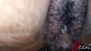 A Close-Up Sex with Hairy Creamy Pussy and Thick Hairy BBC