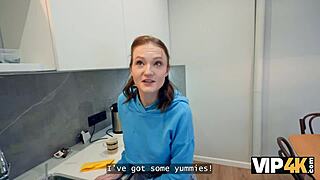 vip4k russian college slut takes first anal to keep apartment