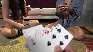 skarlett mae and evelin pull off hypnotic double bj with facial swallow