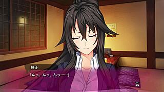 Bukkake hentai game with petite anime girls