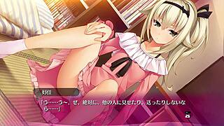 Bukkake hentai game with petite anime girls