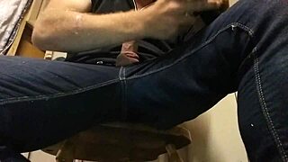 Playing With My Stiff Cock Until I Cum
