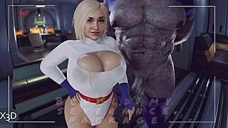 Yo, Darkseid breeds Power Girl with his monster cock