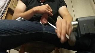 Playing With My Stiff Cock Until I Cum