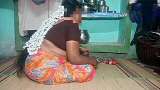 Aunty Gets Hot Hard Fucking in Village Home.