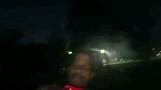 park lizard lot slut sucks two big cocks deepthroat