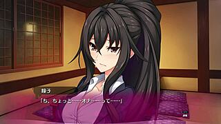 Bukkake hentai game with petite anime girls