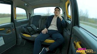 Female fake taxi driver offering discounts and fucks for hard dicks in public.