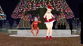 i can’t get enough of mmd bismarck in this christmas apple pie scene!