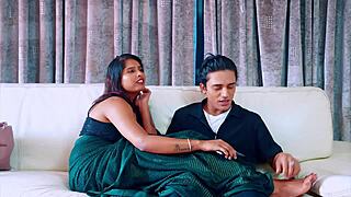 Milky bhabhi with big boobs got drilled hard by devar. What a wild quickie!