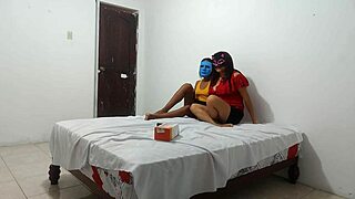 Girlfriend Teaches Best Friend Intense Blowjob Skills at Home