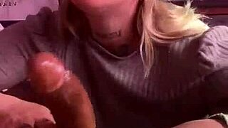 Magic girl performs an incredible trick, making a cock disappear with ease. Watch her skillful moves in this wild act.