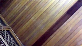 Muscular Guy Destroys Blonde's Pussy At Carnival In Front Of Everyone!