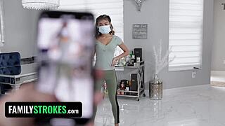 tiktoker teen 18+ goes WILD with flexible blowjob