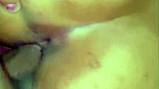 just riding a delivery guy, he finishes on my ebony ass