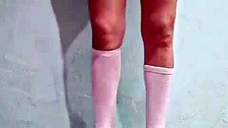 this schoolgirl loves riding to orgasm 😍