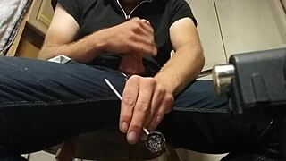 Playing With My Stiff Cock Until I Cum