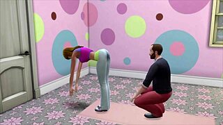 wife joins group fucking in the sims style 😈