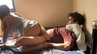 uhh, my college classmate came over for homework... ya know