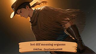 hot dilf moaning orgasms with friend and boyfriend