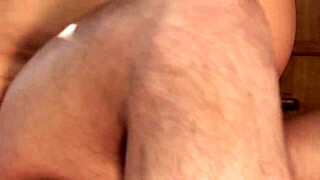 the delivery man drives a horny chief to multiple climaxes before a facial finish