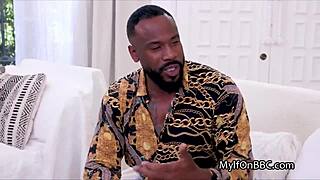 Milf meets new neighbors with big black cock