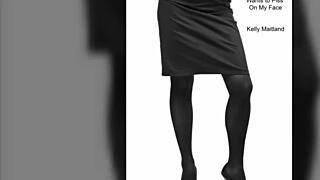 Instructed to jerk by cruel Natalia humiliating latex maid