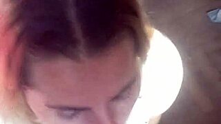 Early Morning at 8, Beautiful Tattooed Latina Blonde Craves Cum in Mouth