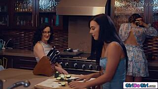 No Way! I’m Done Being Clam Jammed, Watch These Brunettes Dive Into Hardcore Muff Action. Get Ready for Wild Girl-on-Girl Sucking!