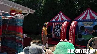 Ricky’s Carnival Adventure Turns Into Intense Wrestling With Bella, The Strongest Woman