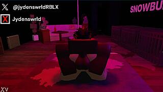 Pounding an obedient puppy girl in the cage - roblox