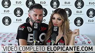 Elo podcast interacts with Veve Valencia