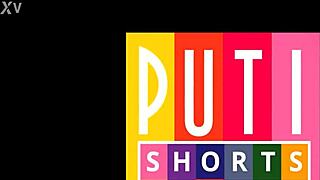 The brunette latina slut in shorts feels intense pleasure from anal fuck and creampie in public outdoor missionary position.