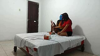 Girlfriend Teaches Best Friend Intense Blowjob Skills at Home