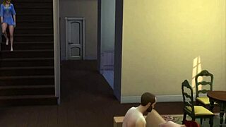 wife joins group fucking in the sims style 😈