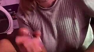 Magic girl performs an incredible trick, making a cock disappear with ease. Watch her skillful moves in this wild act.