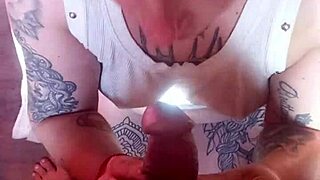Early Morning at 8, Beautiful Tattooed Latina Blonde Craves Cum in Mouth