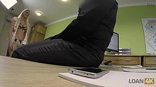 Loan4k deal with naked lingerie shop owner during steamy casting interview