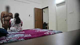 maid gets caught fucking the wife with a massive cock in intense scene