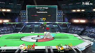 green plumber encounters innocent twins in a game