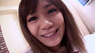 cosplay asian cutie gets a creamy finish in pov... so hot! 🔥